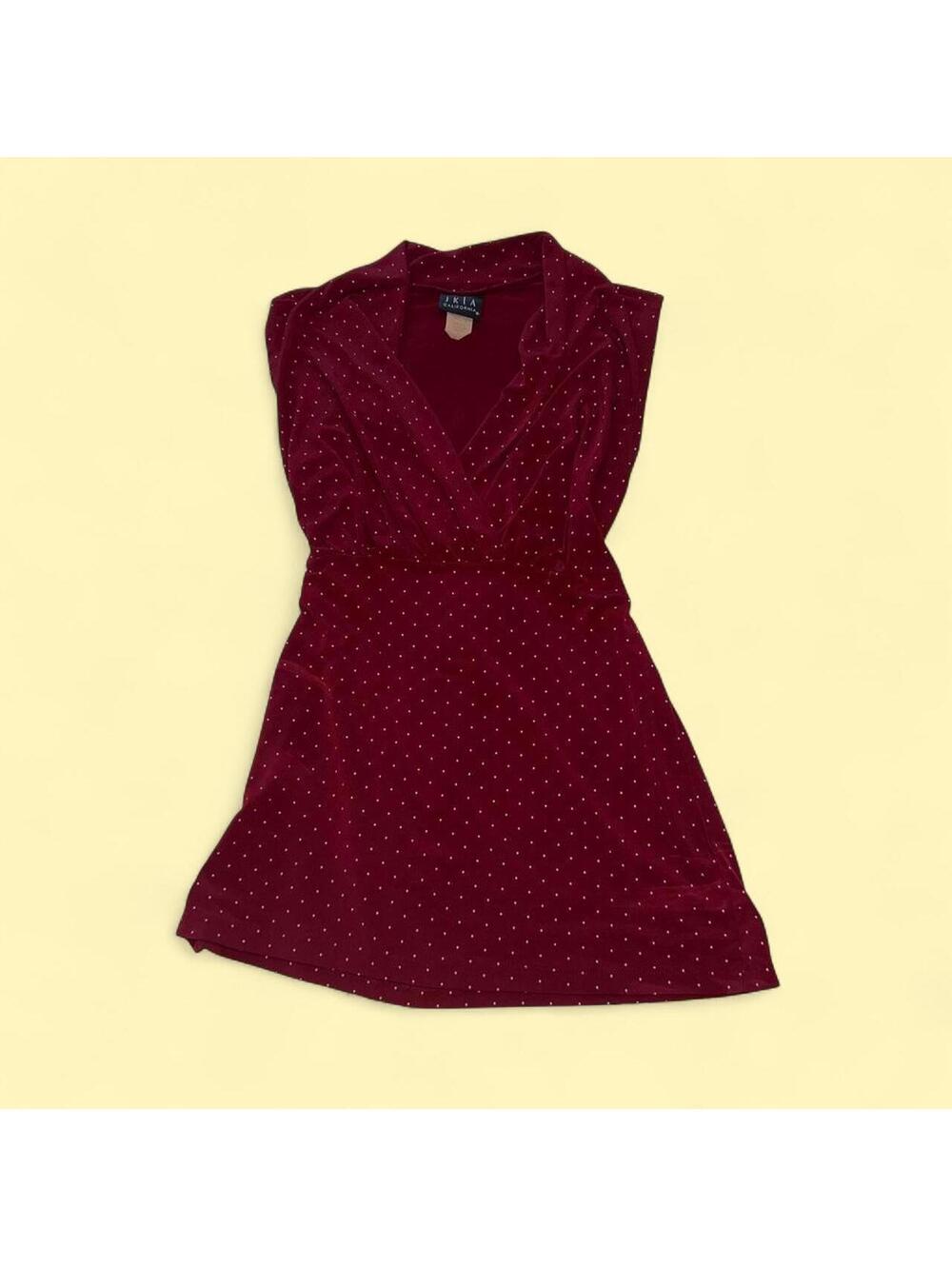 American Vintage Women's Burgundy and Red Blous